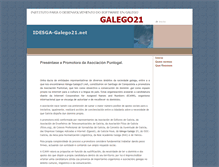 Tablet Screenshot of galego21.net